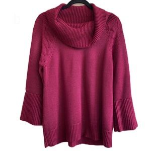 Chicos Cowl Neck Sweater